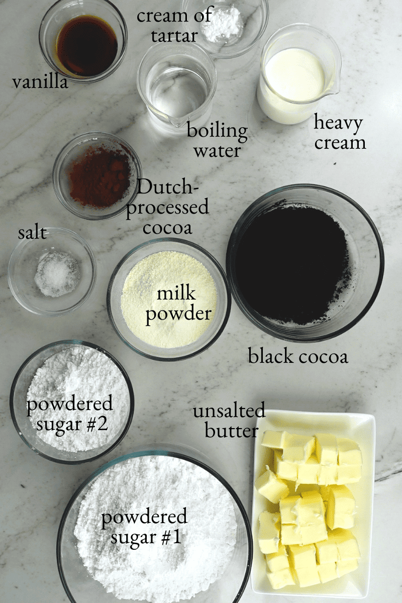 No Dye Black Frosting (that tastes amazing!)